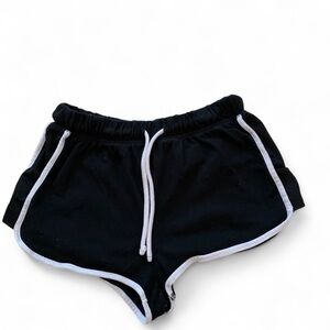 Topshop black athletic shorts